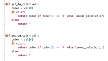 Vim colorscheme parser